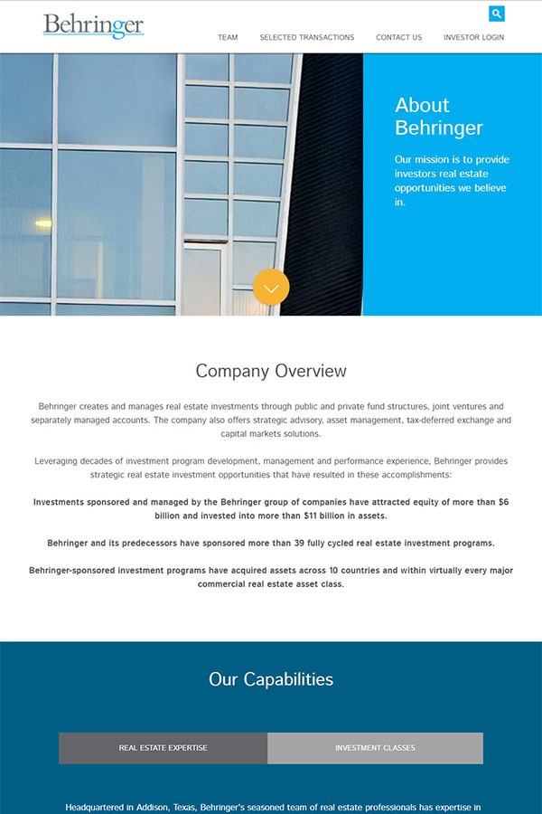 Behringer Investments
